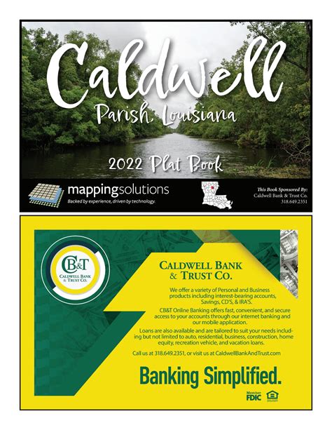 Caldwell Parish Louisiana 2022 Ebook Pro Mapping Solutions By