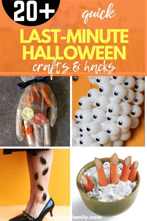 20 Quick And Smart Last Minute Halloween Crafts And Hacks
