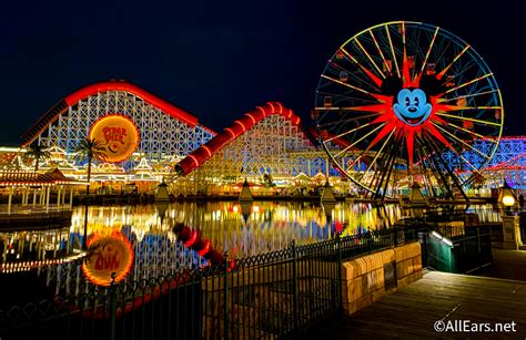 2021 Disneyland California Adventure Pixar Pier At Night 13 Allearsnet