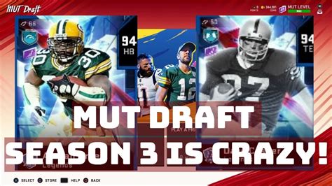Mut Draft Season 3 Is Insane Madden 20 Ultimate Team Youtube