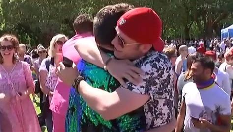 elation after australia marriage equality vote newshub