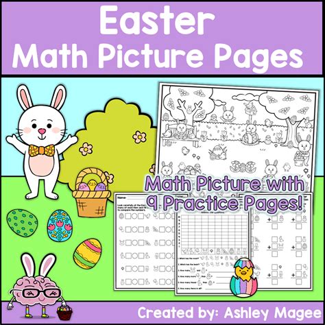 Easter Math Picture Pages Made By Teachers