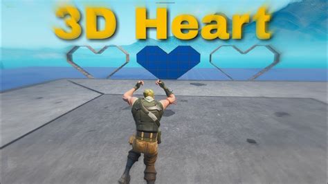 How To Build A Heart In Fortnite Youtube