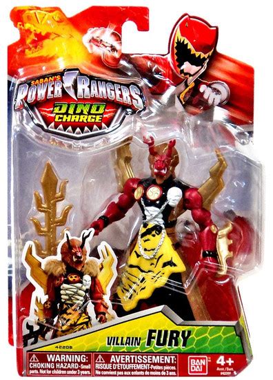 Power Rangers Dino Charge Fury 5 Action Figure Villain Bandai America