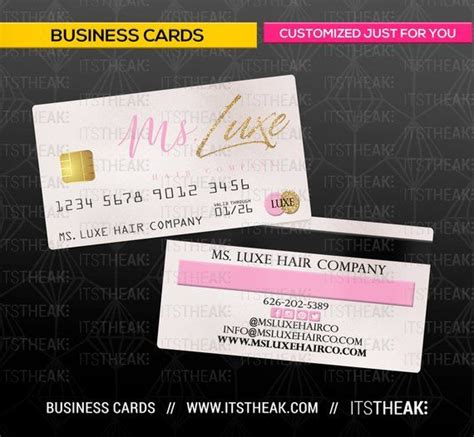 Best for premium travel perks: Credit Card Business Cards Customized For Your Brand ...