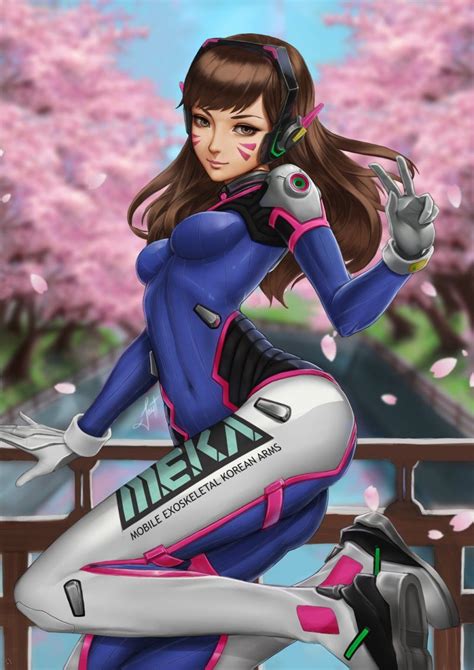 Overwatch Dva By Suicuneart Overwatch Overwatch Wallpapers