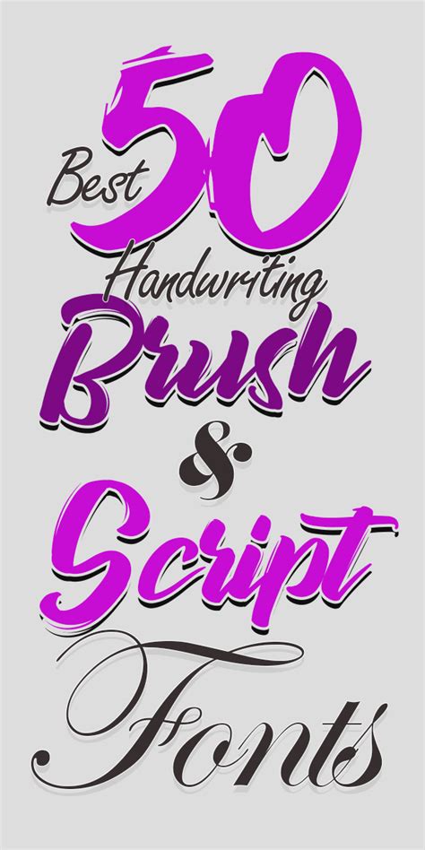 50 Best Professional Handwriting Brush And Script Fonts Fonts
