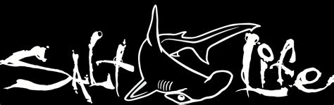 Buy Salt Life Hammerhead Sticker Decal White Medium Online At