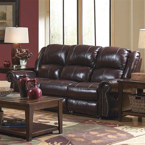 Discontinued 100's of colors available. Livingston Power Reclining Sofa W/ Drop Down Table ...