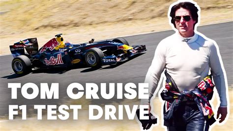 Tom Cruise Test Drives Red Bull Racing F1 Car Youtube