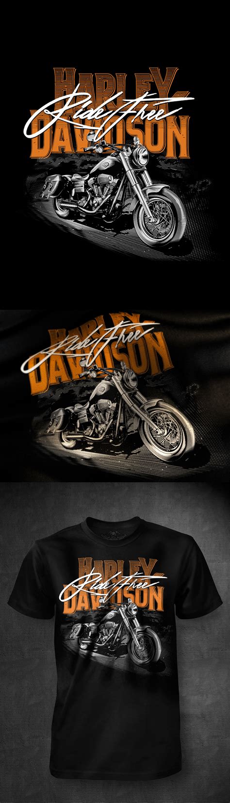 T Shirts Designs For Harley Davidson On Behance