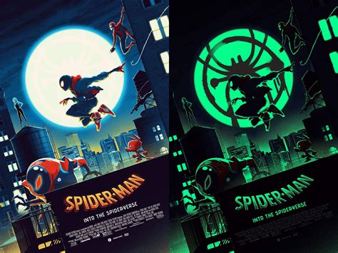 This Limited Edition Spider Man Into The Spider Verse Poster Has Glow