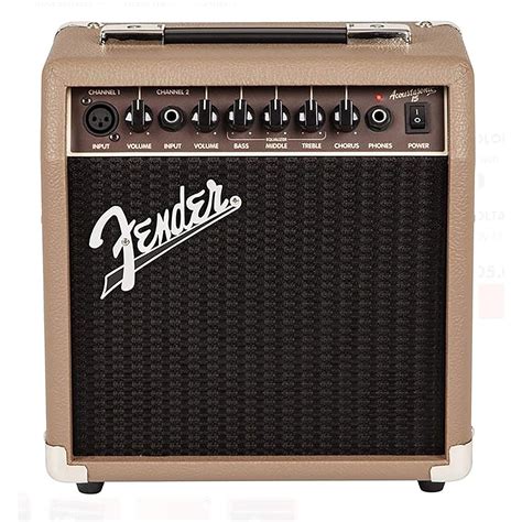 Fender Acoustasonic 15 Acoustic Guitar Amplifier Brown