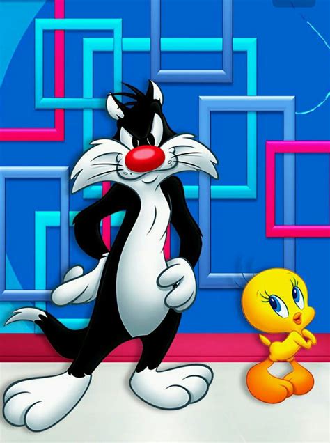 Sylvester And Tweety Bird Piu Piu E Frajola Frajola Desenho Fadas