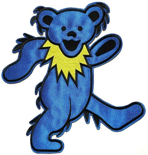 The Grateful Dead Dancing Bears Extra Large Patch Set Of 2 Over Sized