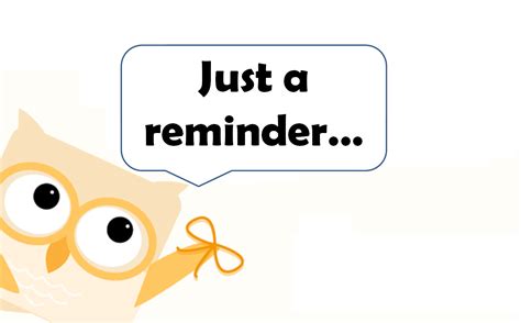 Just A Friendly Reminder Clipart Clipart Suggest
