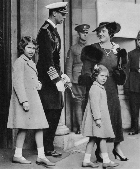 1936 The Duke And Duchess Of York Princess Elizabeth And Princess
