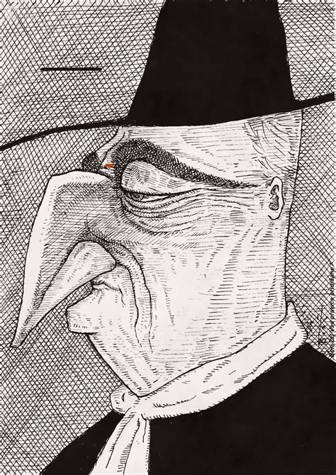 Portretna Karikatura Antona Novačana