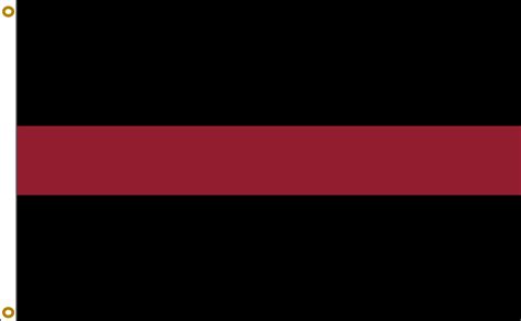 Thin Red Line 3x5 Brandy Wine Flags