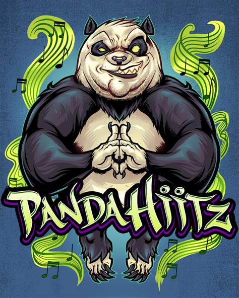 Hip Hop Panda Mascot Character Flyland Designs Freelance