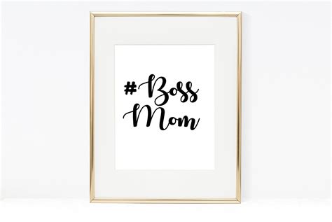 Boss Mom Digital Print By Ellybold On Etsy Mommy Life Mom Boss