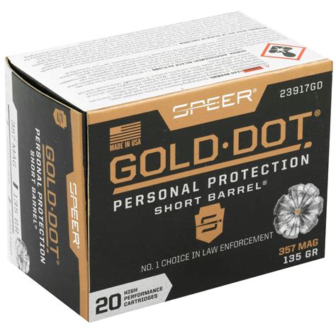 Speer Ammunition Speer Gold Dot Personal Protection 357mag 135