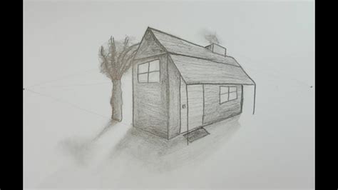 Comment dessiner une maison avec 2 points perspectives 3d Çocuk