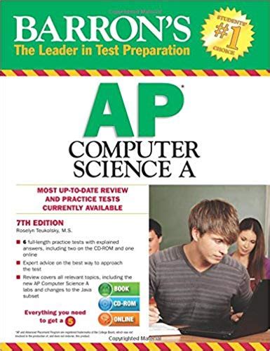 Code implementation, with the following focus: Barron's AP Computer Science A with CD-ROM, 7th Edition ...