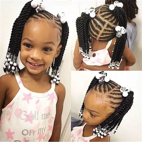 Toddler Braided Hairstyles With Beads For Cute Girls