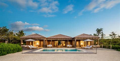 Two Bedroom Beach Villa Como Parrot Cay Private Resort Dream Exotic