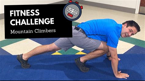 Fitness Challenge Mountain Climbers Youtube