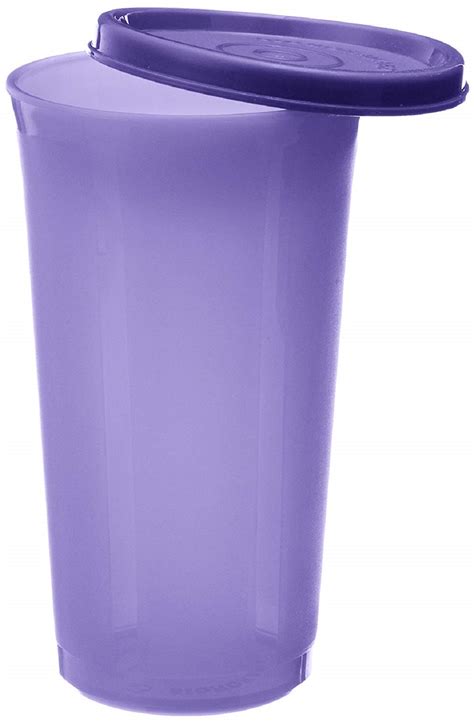 Kuber Industries Virgin Plastic Everday Small Glass 3 Piece Tumbler/airtight Container Leakproof ...