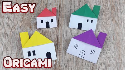 Origami House Paper How To Making Easy Folding Instructions House