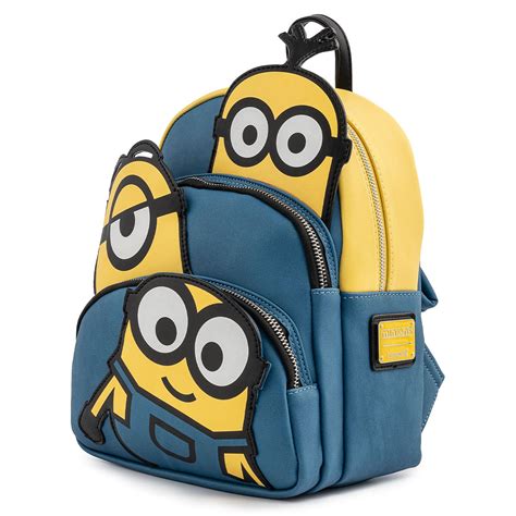 Loungefly Minions Triple Minion Bello Mini Backpack Get Ready Comics