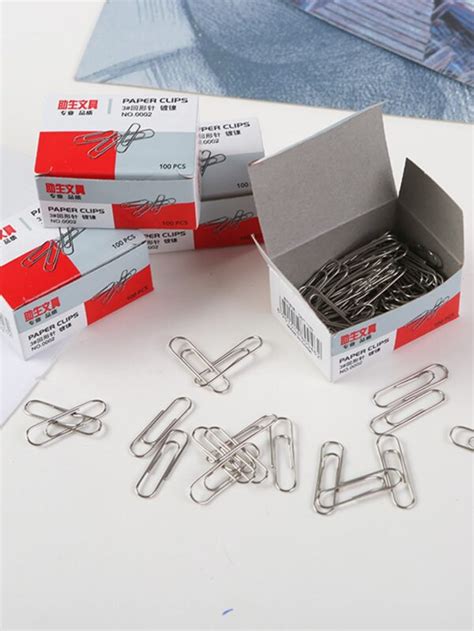 1box Stainless Steel Paper Clip Craftivating