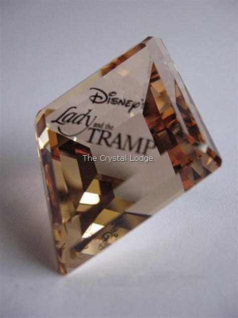 Swarovski Disney Lady And The Tramp Title Plaque 1096771 The