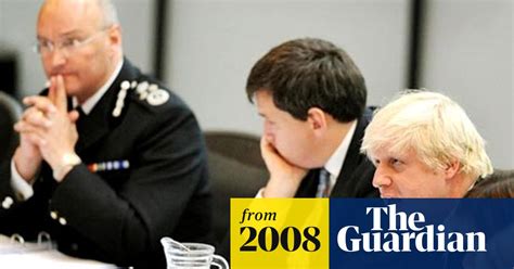 boris johnson under fire for ian blair sacking and met race inquiry police the guardian