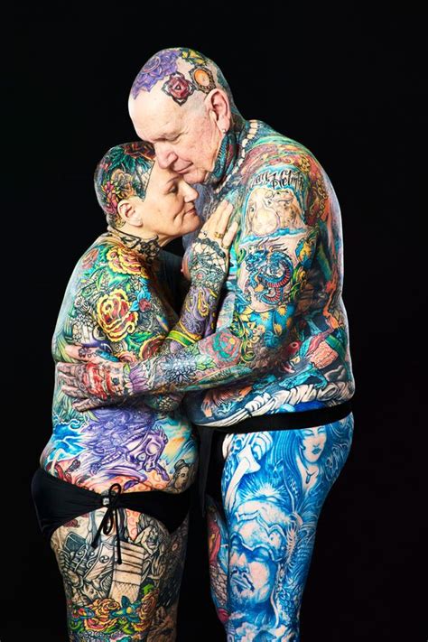 But not content with stopping there, lucky next opted for a 100. Senior Couple Breaks World Record For Most Tattoos On The ...
