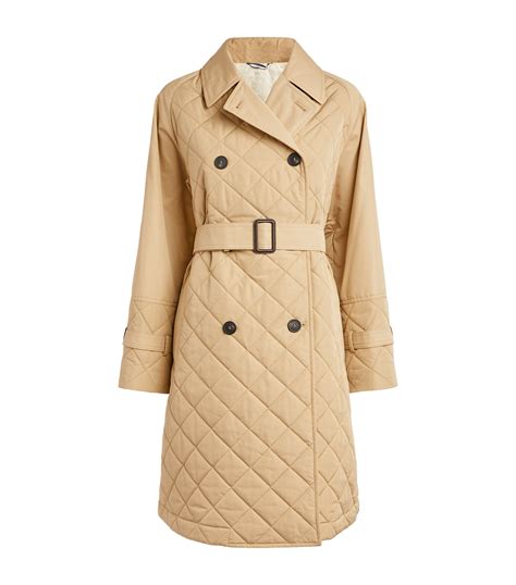 Weekend Max Mara Quilted Trench Coat Harrods Lb