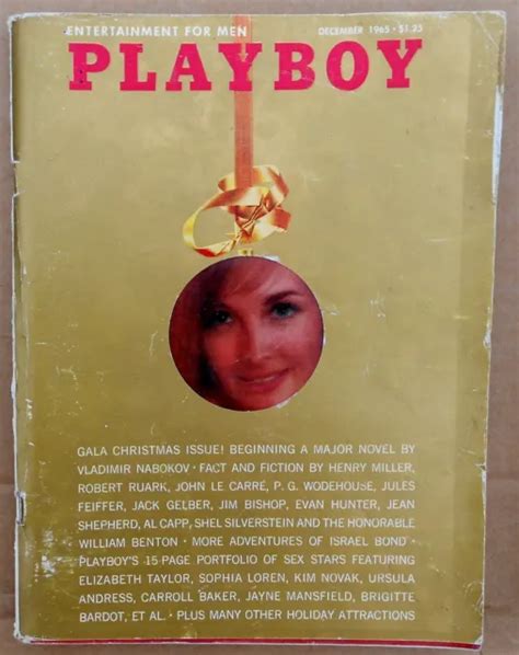 Playboy Magazine December 1965 Dinah Willis Gala Christmas Issue Free