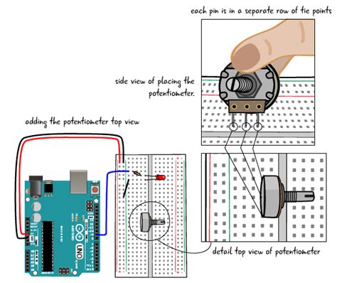 Chapter 6 Potentiometer Circuit Step By Step Arduino To Go