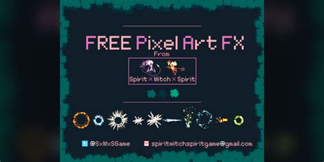 2d Pixel Art Game Spellmagic Fx By Ppeldo