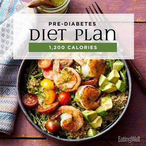Here is a guide for helping with that. Pre-Diabetes Diet Plan: 1,200 Calories - EatingWell
