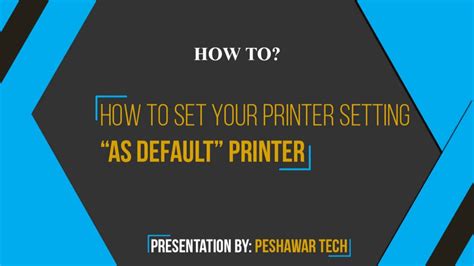 How To Setfix Printer Settings As Default Printer Windows 7
