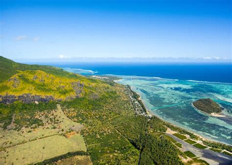 Aerial View Of Mauritius Island Stock Image Image Of Hill Landmark