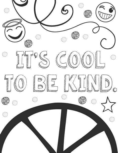25 Printable Kindness Coloring Pages for Children or Students  Happier