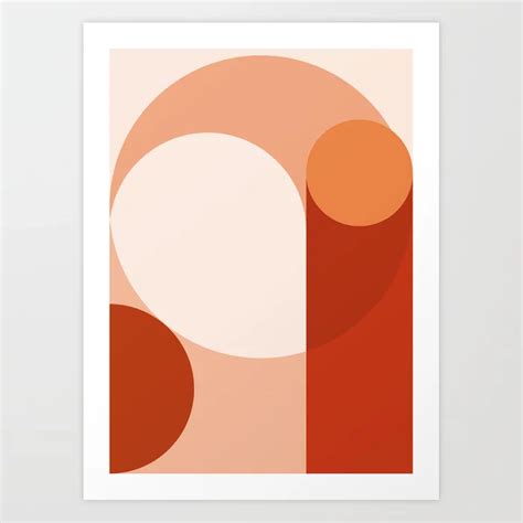 Abstract Minimal 9 Art Print By Thindesign Society6 Geometric Art