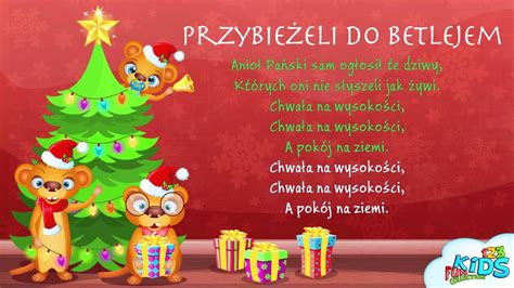 Chwała na wysokości, chwała na wysokości, a pokój na ziemi. Przybieżeli do Betlejem - Polskie Kolędy + tekst (karaoke) - YouTube