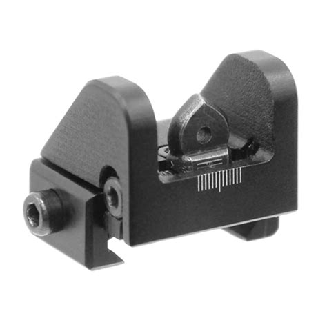 Leapers Utg Sub Compact Rear Sight For Shotguns And 22 Rifles Mnt 910