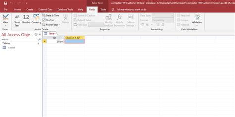 How To Create A Database In Microsoft Access A Step By Step Guide